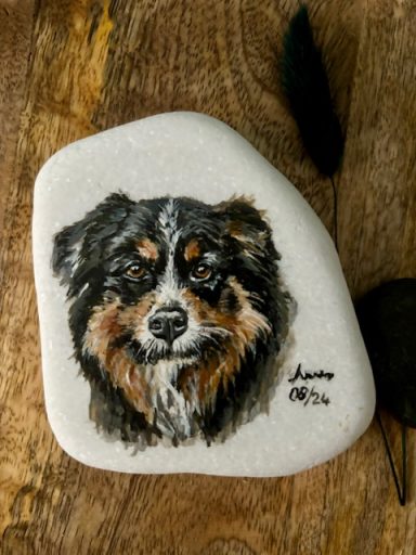 Australian Sheperd Erinnerungsstein